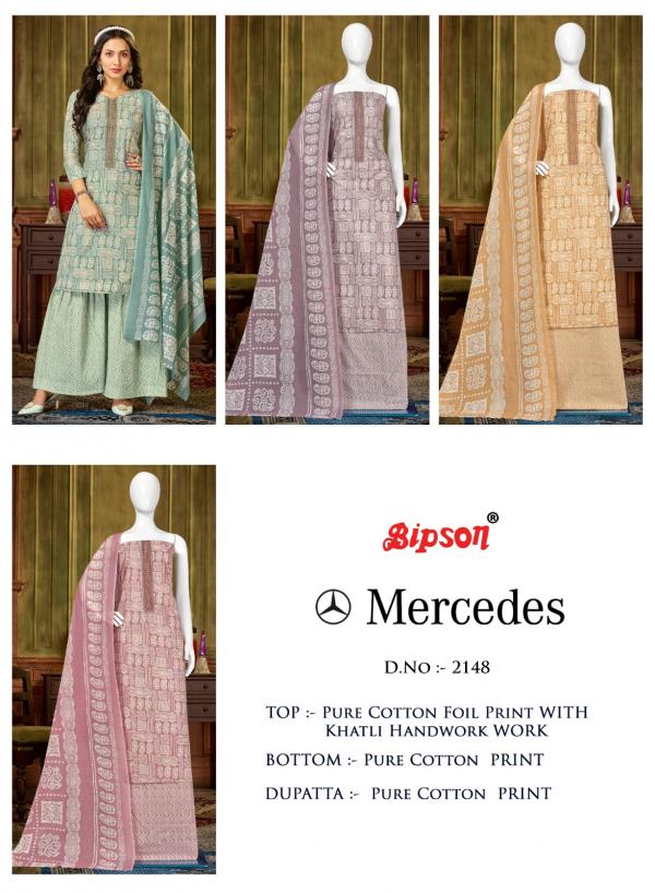 Bipson Mercedes 2148 Printed Cotton Dress Material Collection
